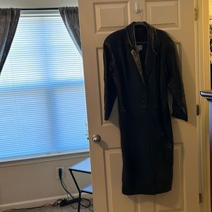 Long Leather Coat